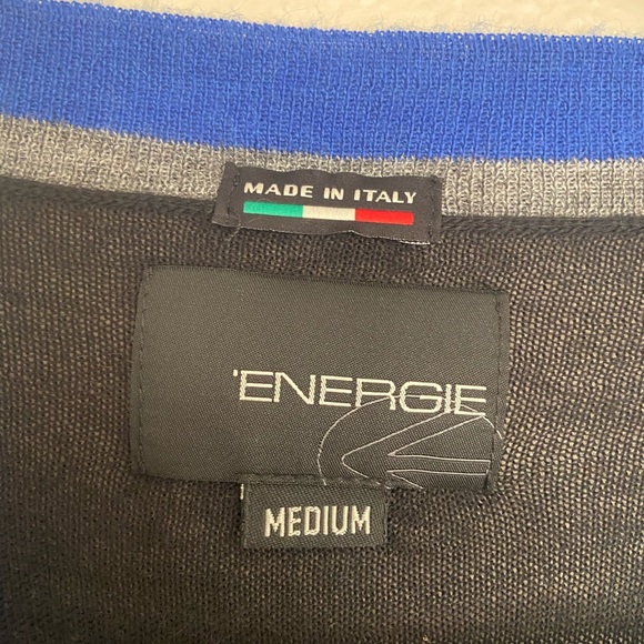 Energie boyfriend thin button down cardigan, medium - Picture 5 of 5